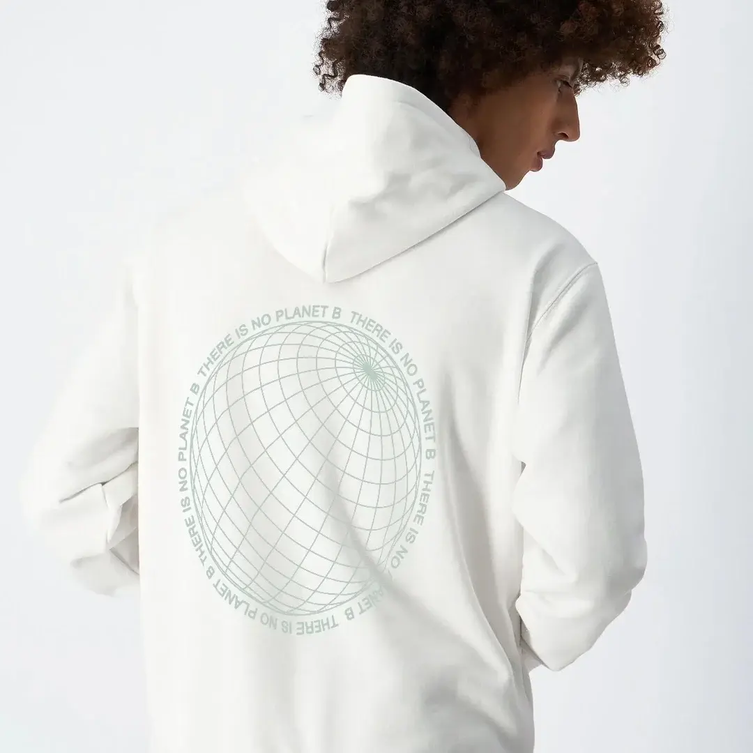 Eco Future Crewneck Hoodie Beyaz