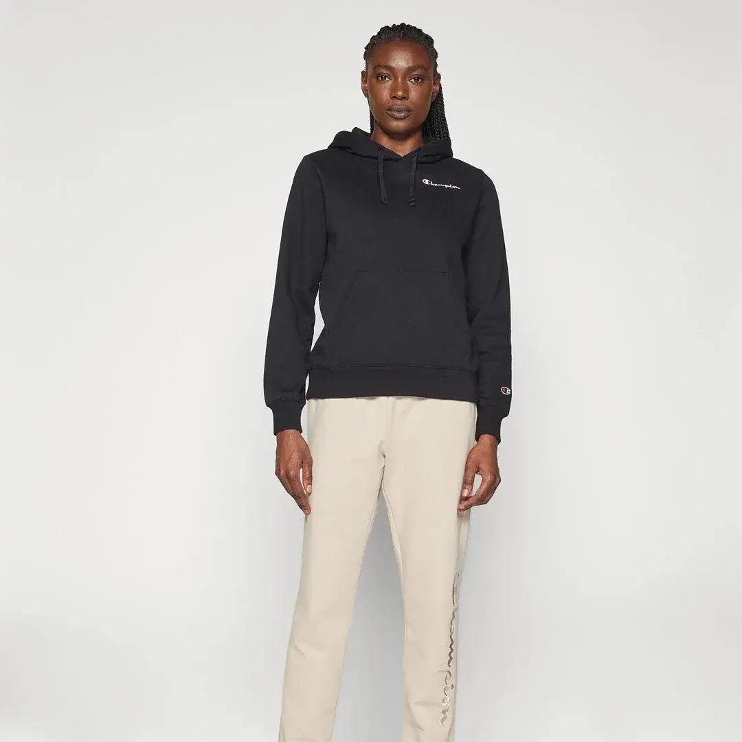 Eco Organic Cotton Kadın Hoodie Siyah