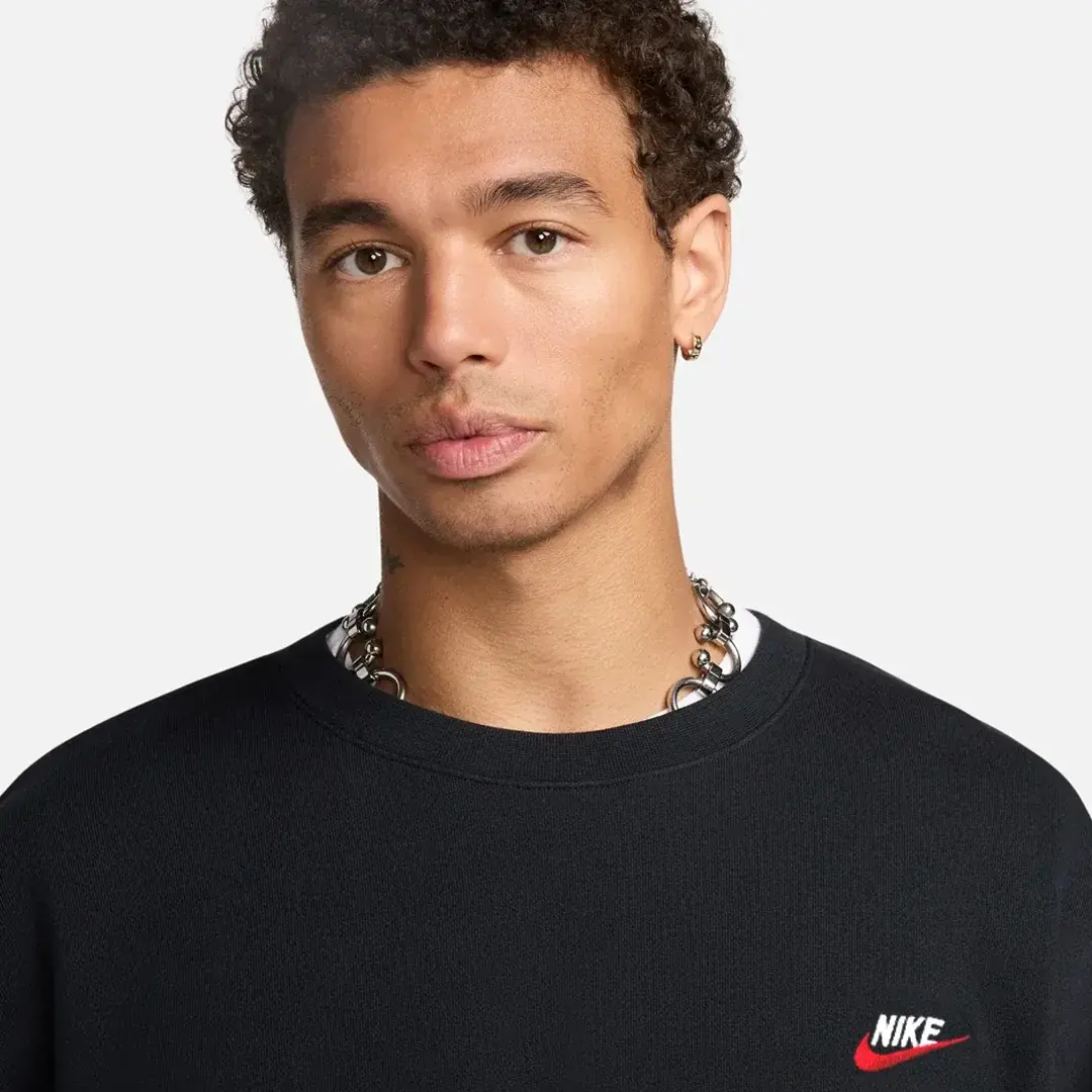 Foundation Club Fleece Sweatshirt Siyah