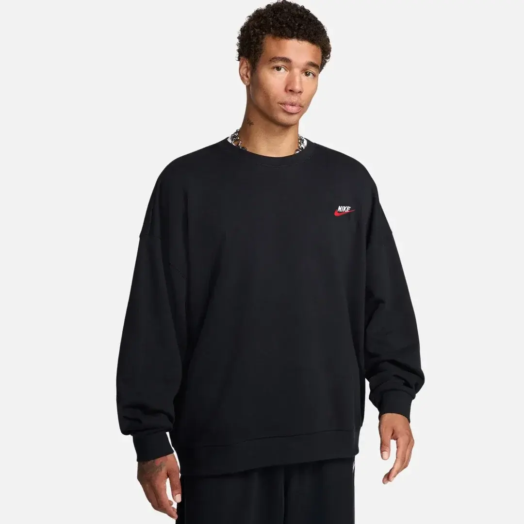 Foundation Club Fleece Sweatshirt Siyah