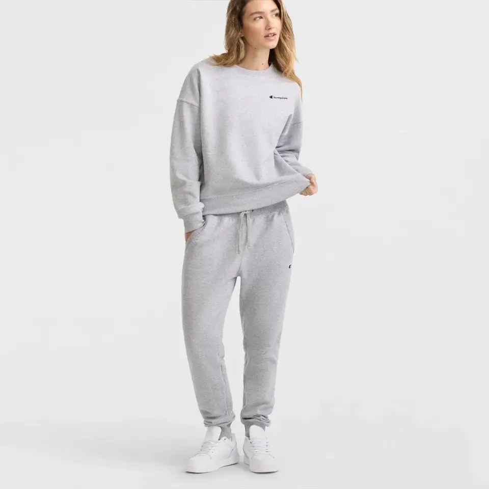 Powerblend Fleece Crew Kadın Sweatshirt Gri