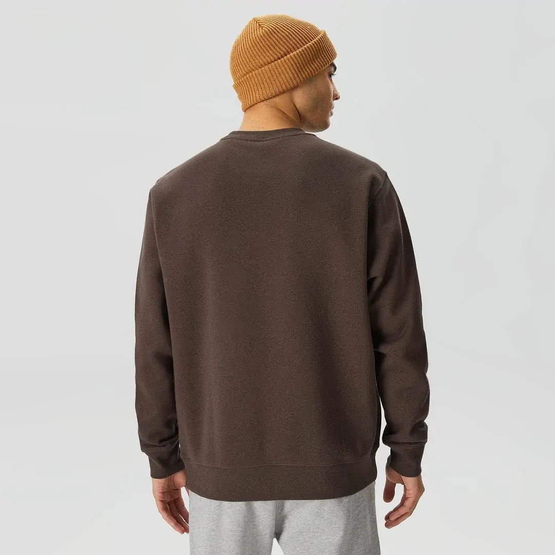 Club French Terry Sweatshirt Kahverengi