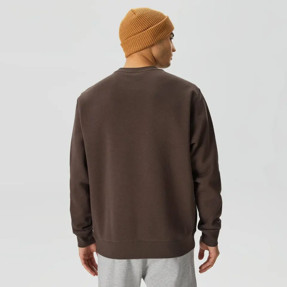Club French Terry Sweatshirt Kahverengi