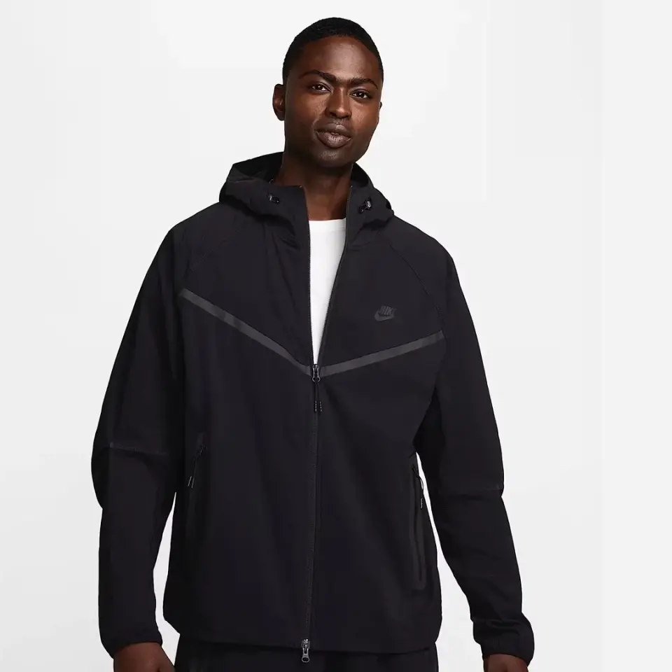 Tech Woven Ceket Siyah