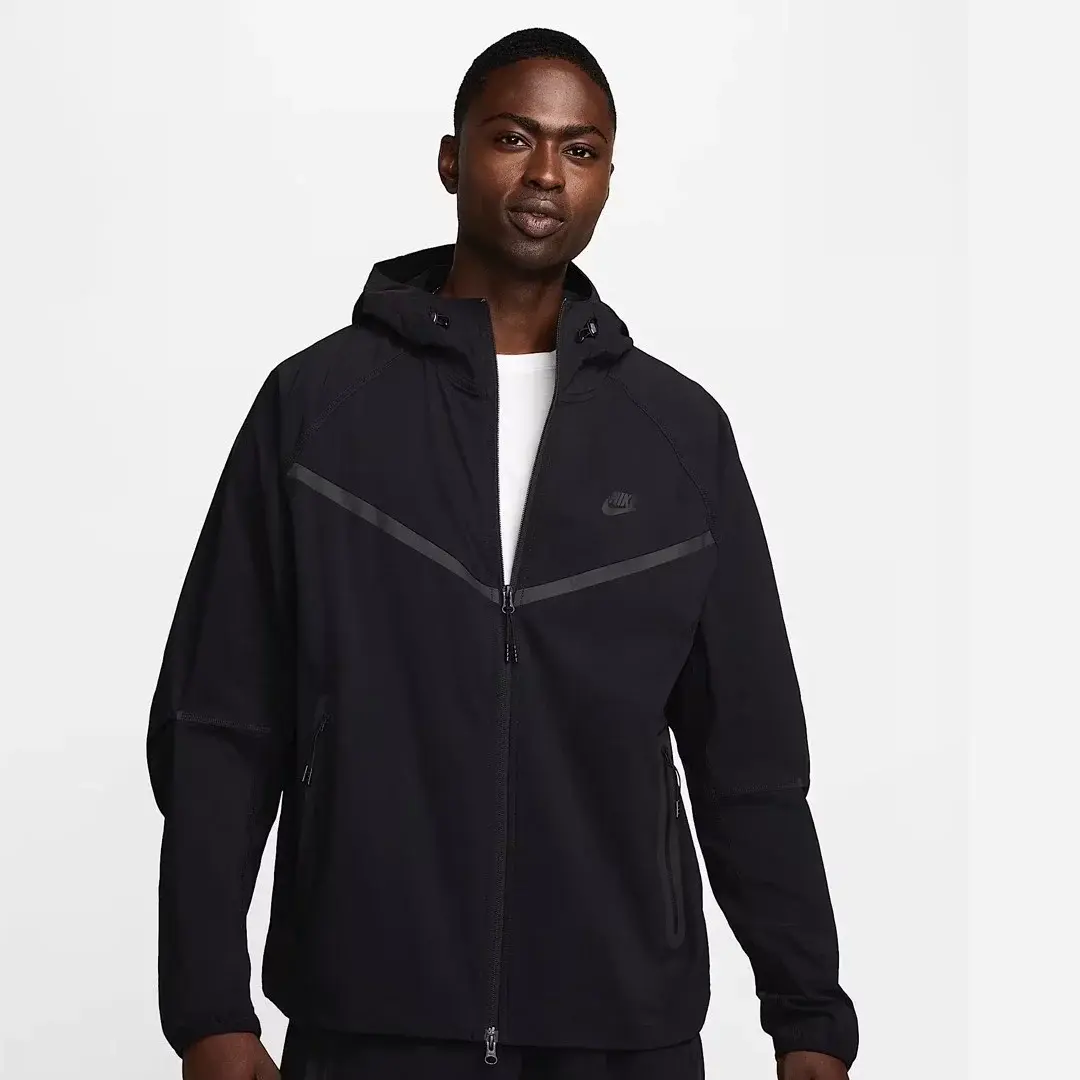 Tech Woven Ceket Siyah