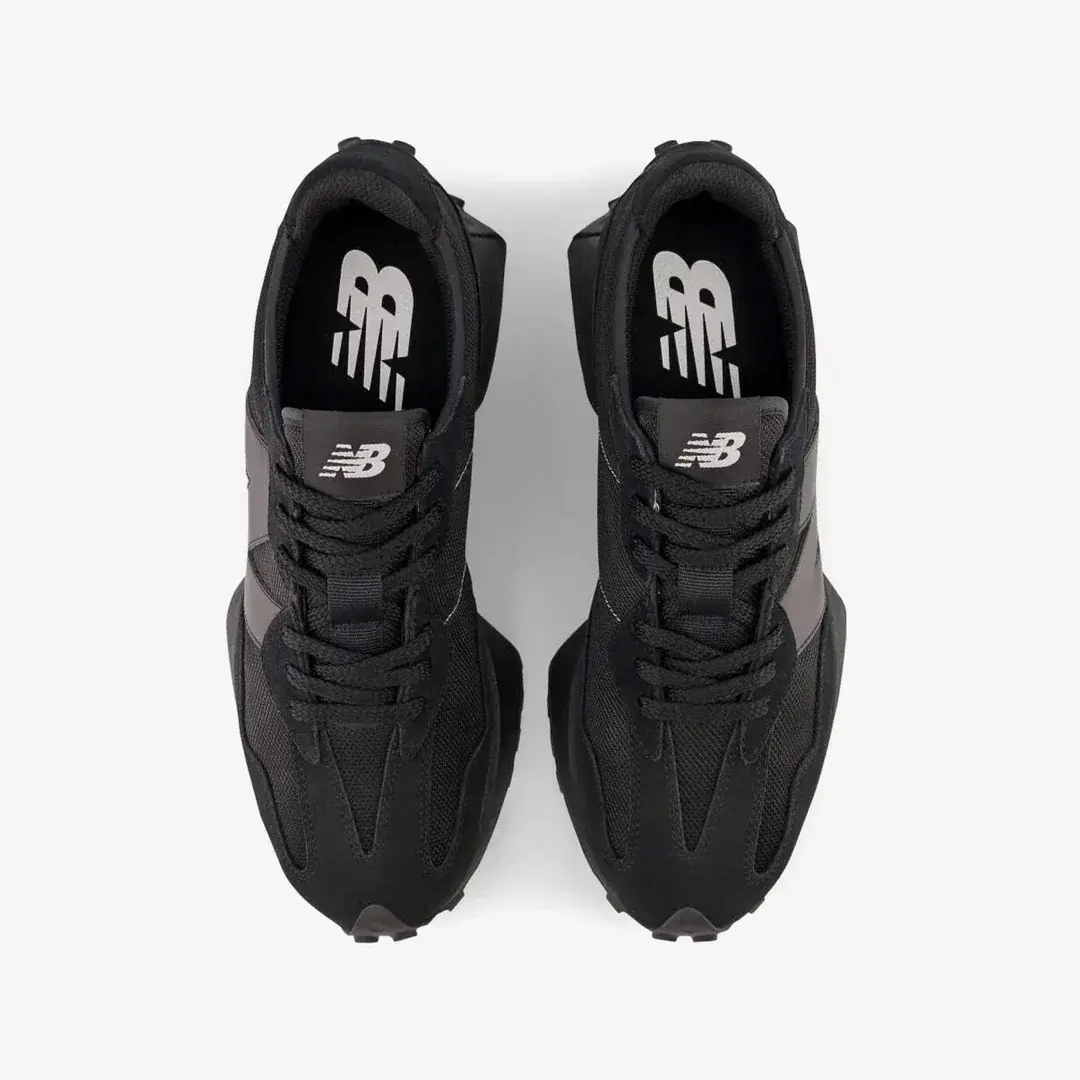 327 Unisex Spor Ayakkabı Siyah/Siyah