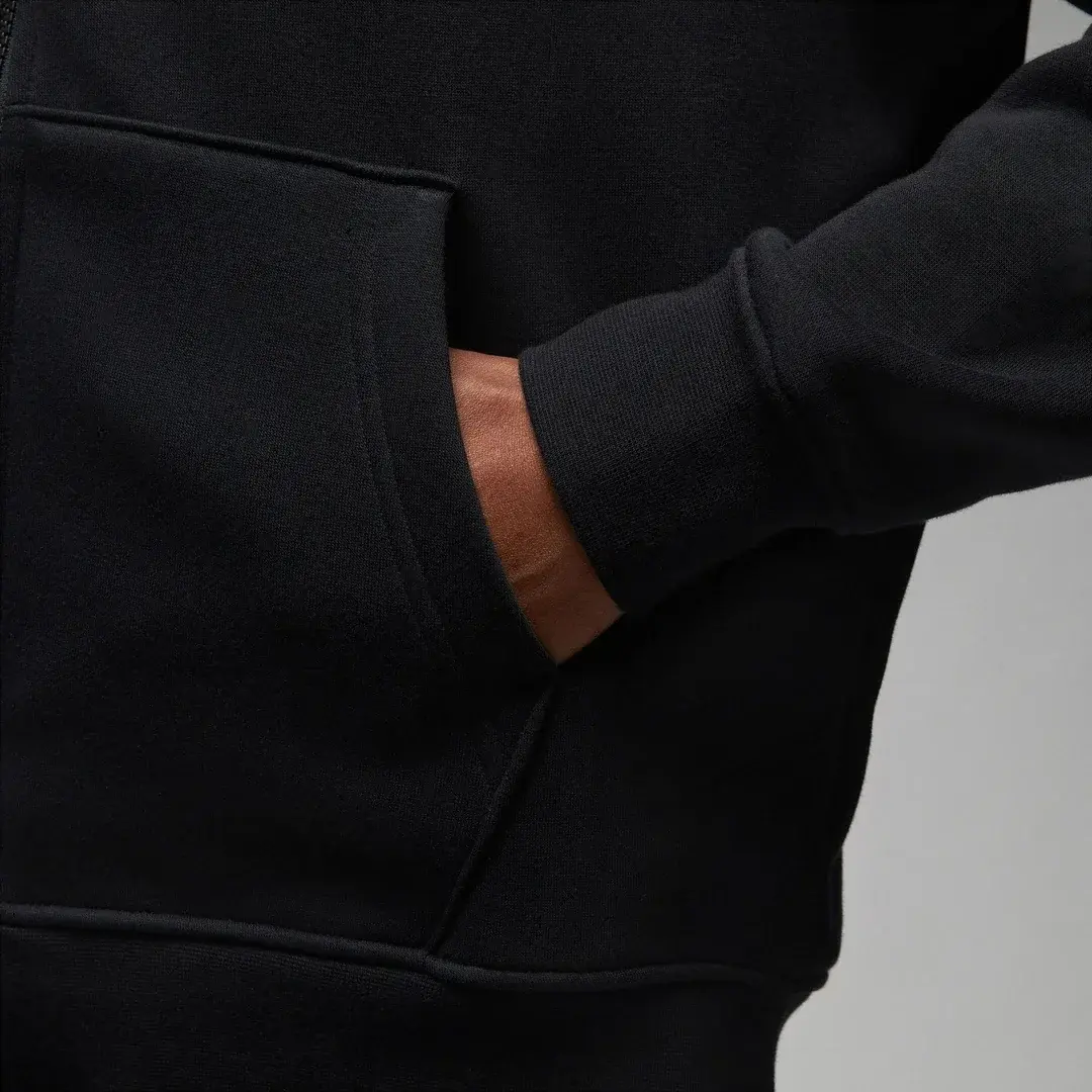 Essentials Tam Boy Fermuarlı Fleece Takım Siyah