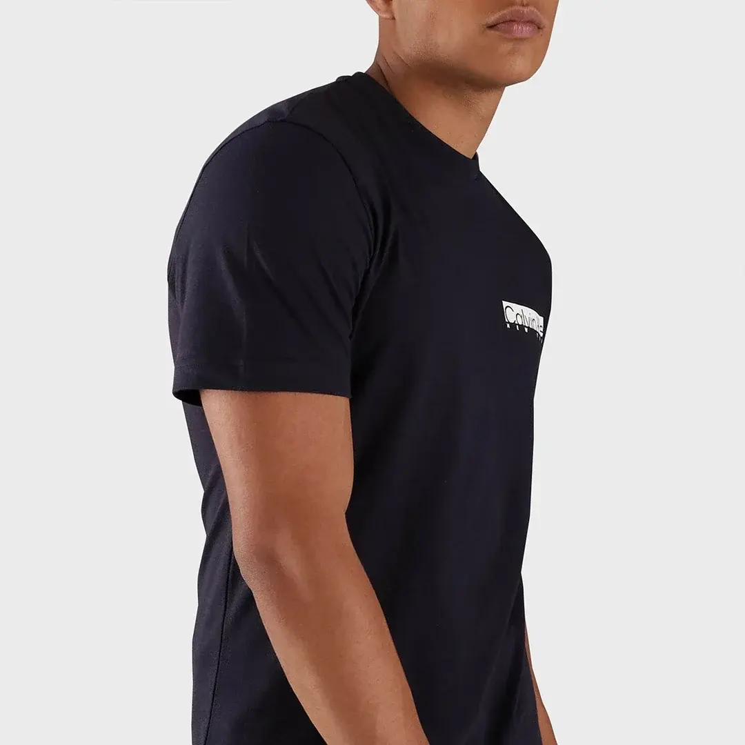 Ny Chest Box Logo T-shirt Siyah