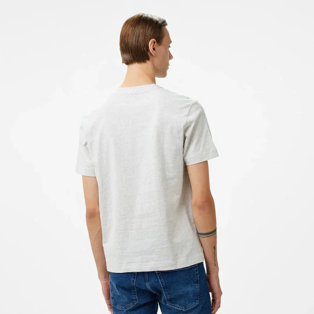 Ny Chest Box Logo T-shirt Gri