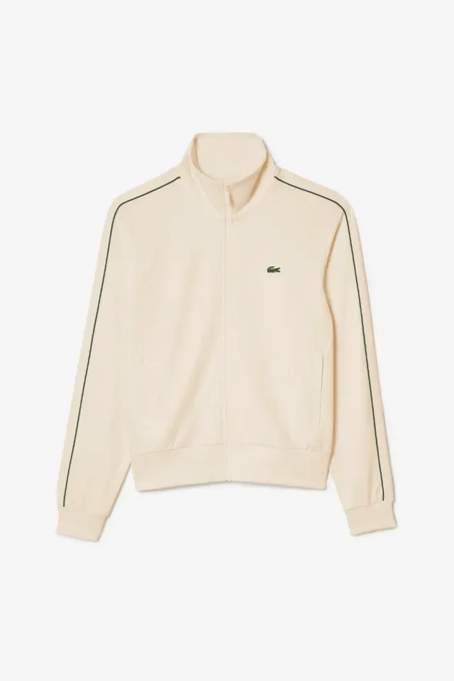 Regular Fit Fermuarlı Sweatshirt Kahverengi