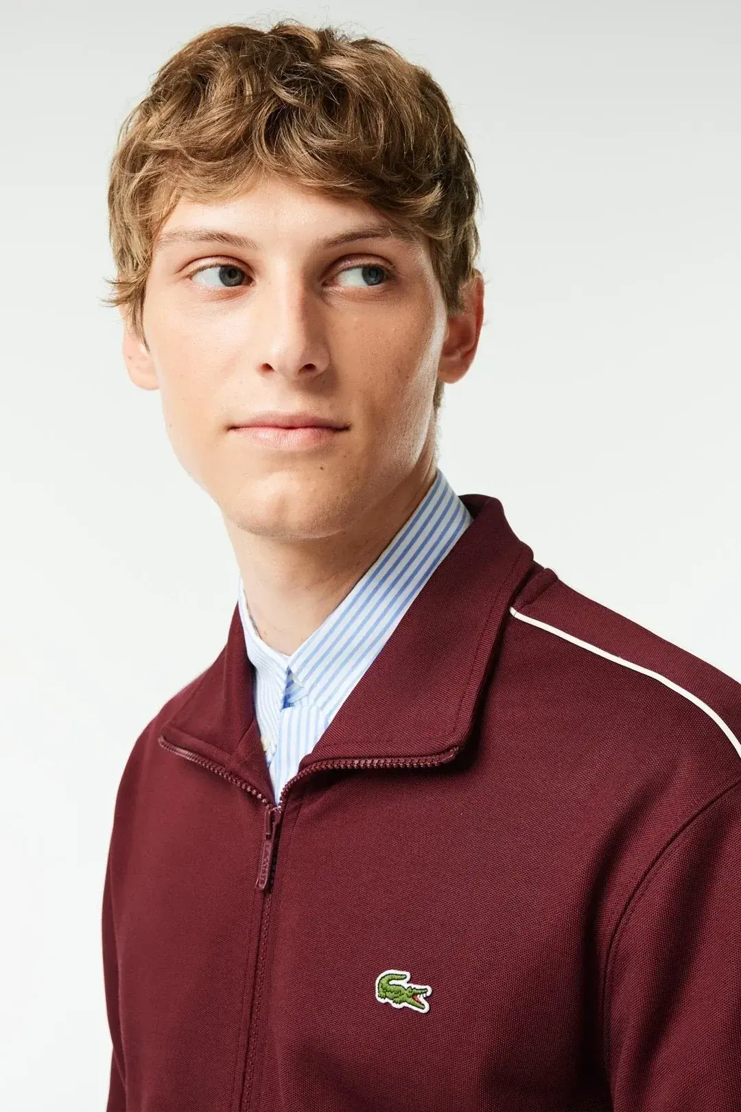 Regular Fit Fermuarlı Sweatshirt Kırmızı