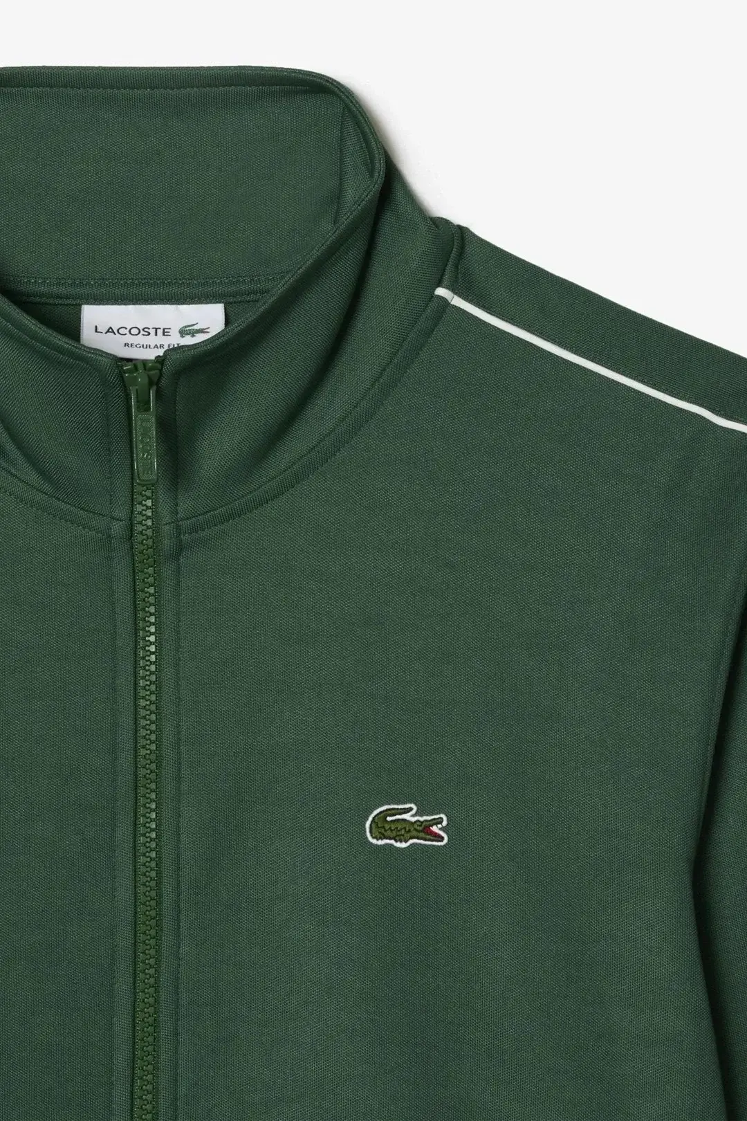 Regular Fit Fermuarlı Sweatshirt Yeşil