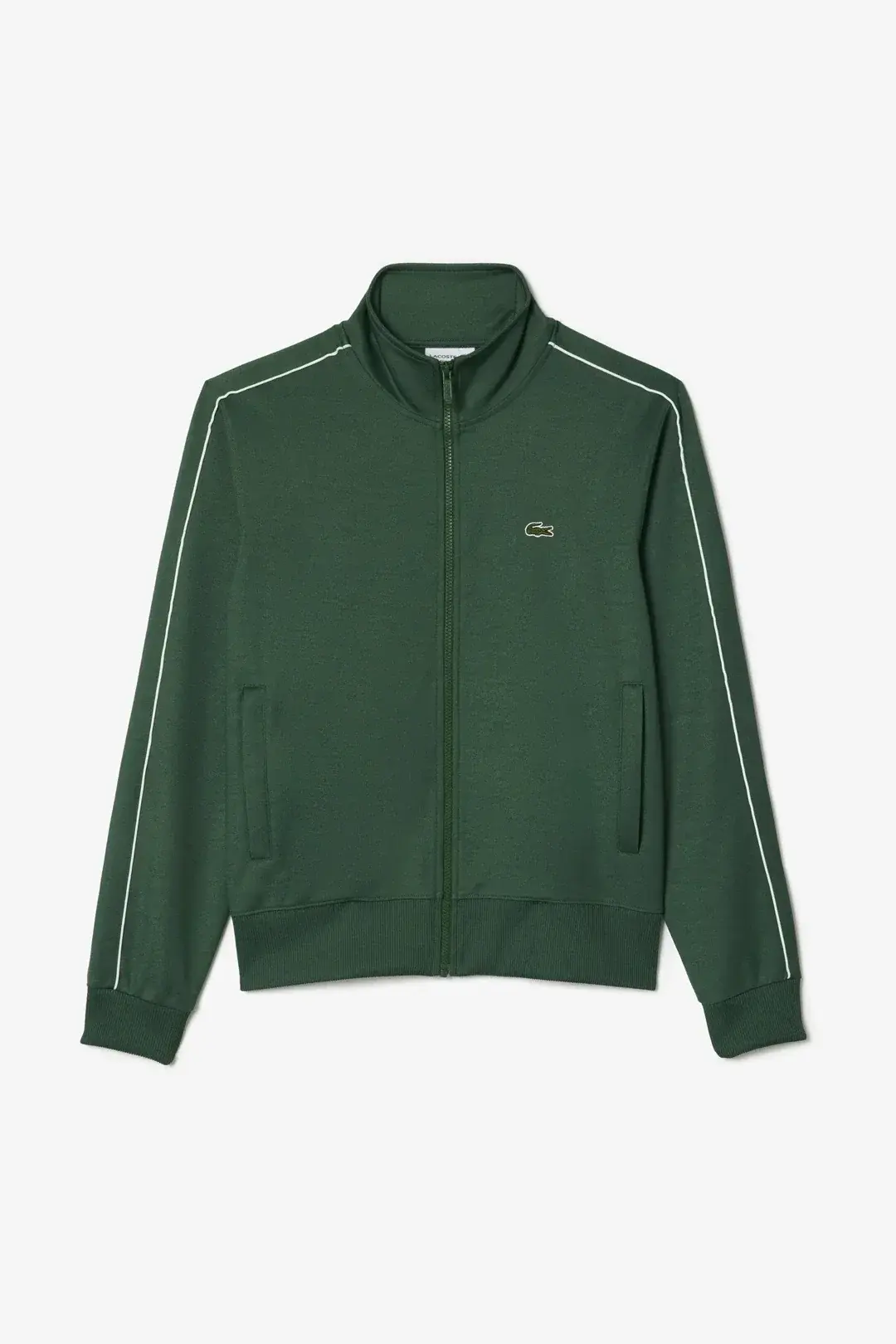 Regular Fit Fermuarlı Sweatshirt Yeşil