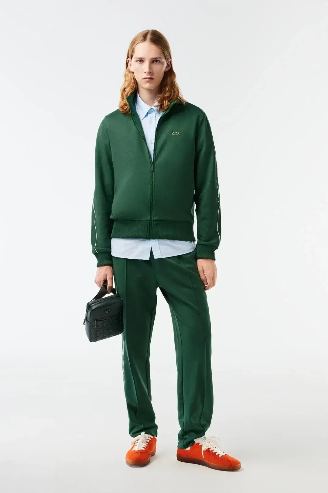 Regular Fit Fermuarlı Sweatshirt Yeşil