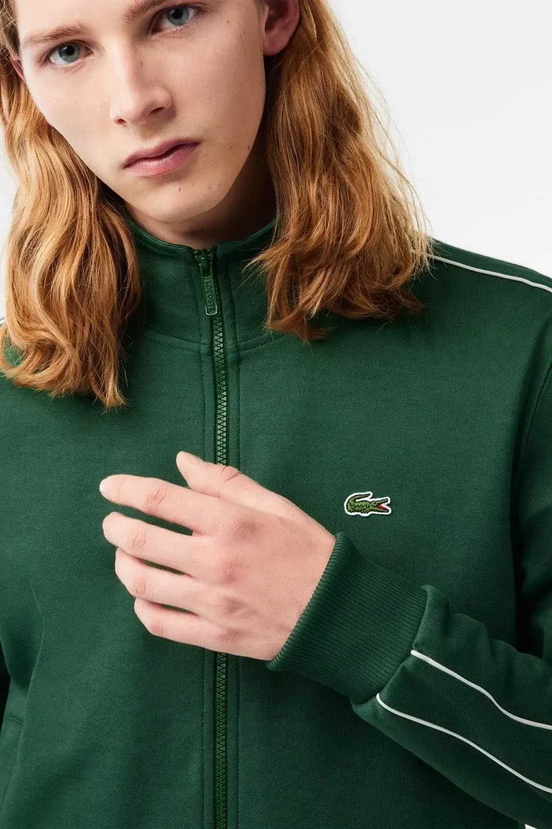 Regular Fit Fermuarlı Sweatshirt Yeşil