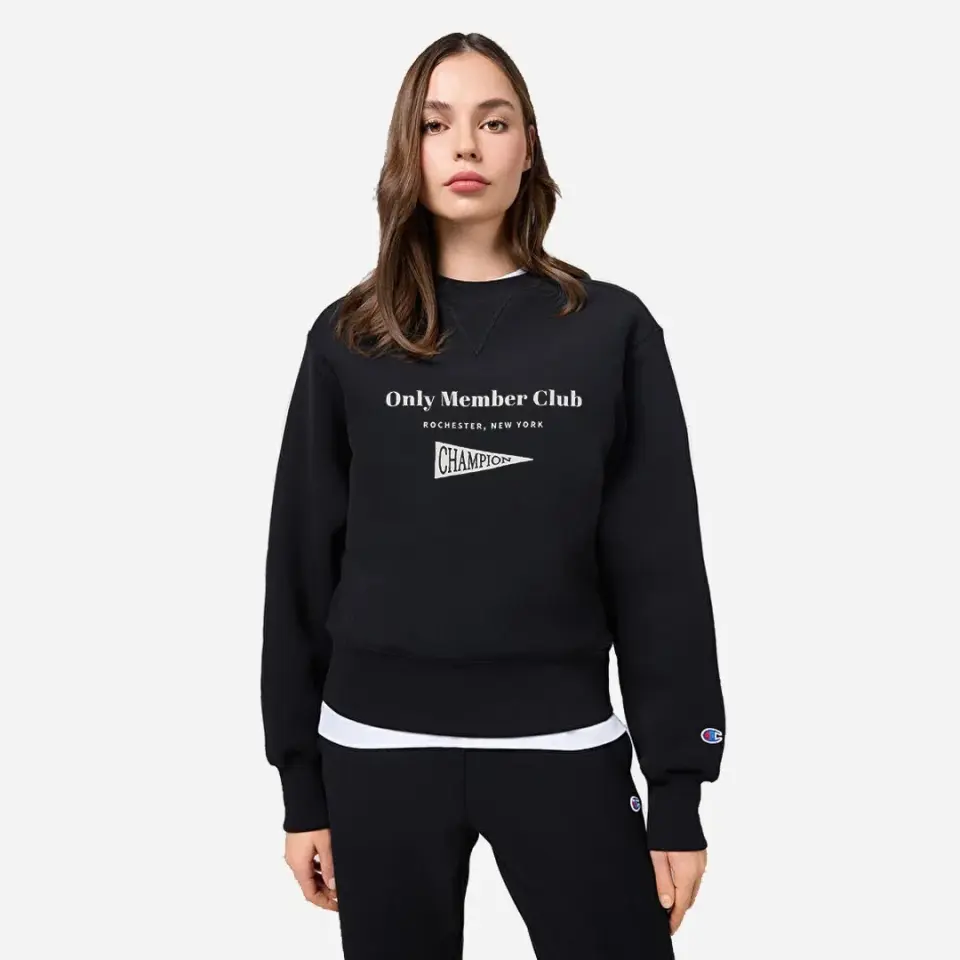 Only Members Club Kadın Sweatshirt Siyah