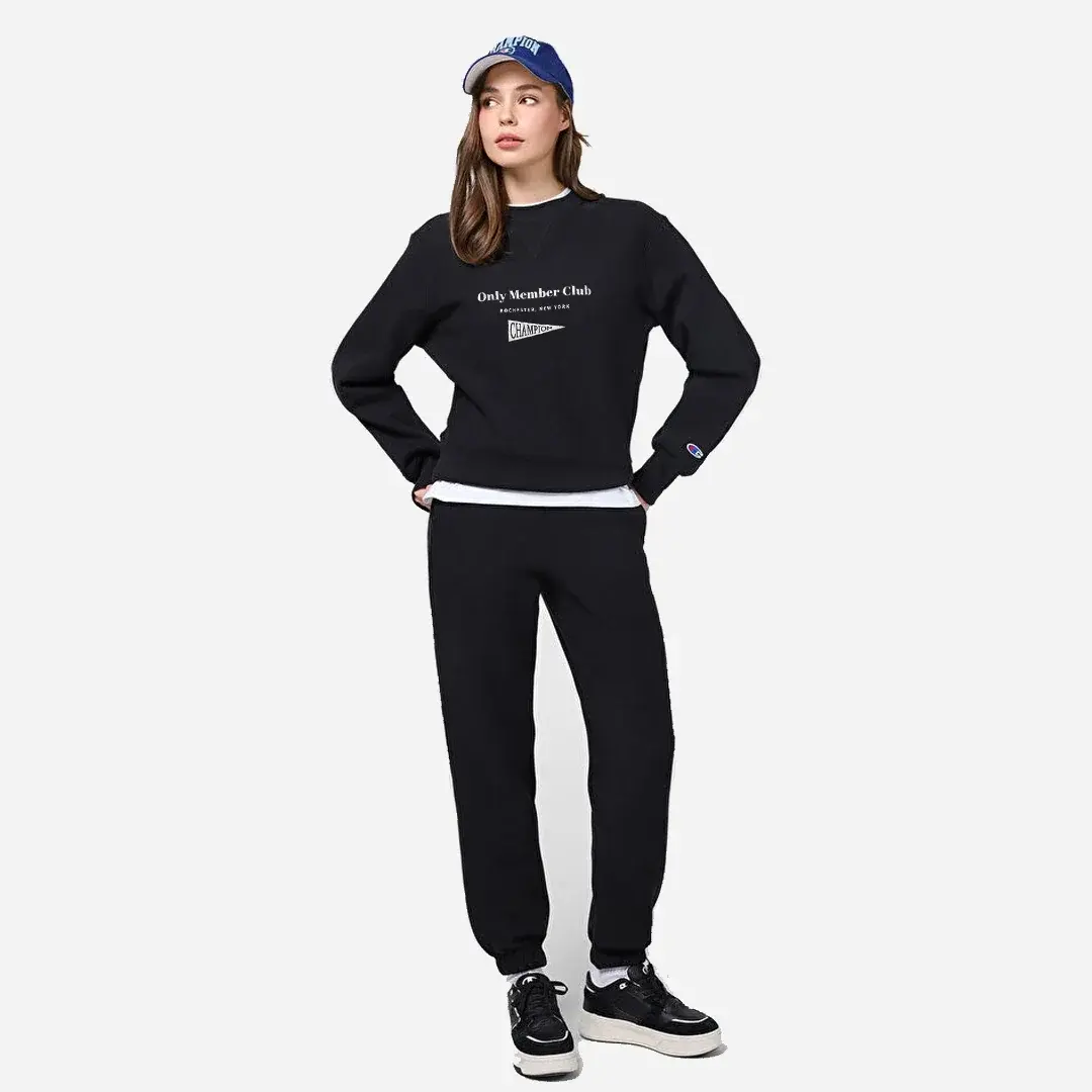 Only Members Club Kadın Sweatshirt Siyah