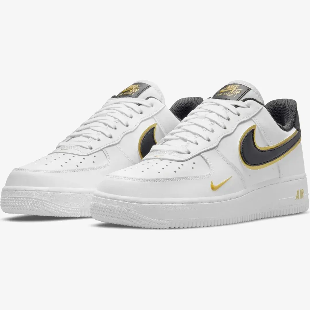 Air Force 1 Low - White/Black/Gold