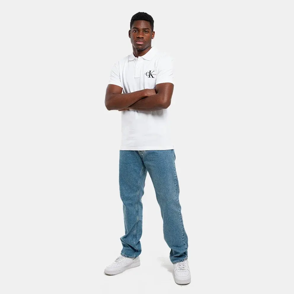Monologo Polo T-Shirt Beyaz