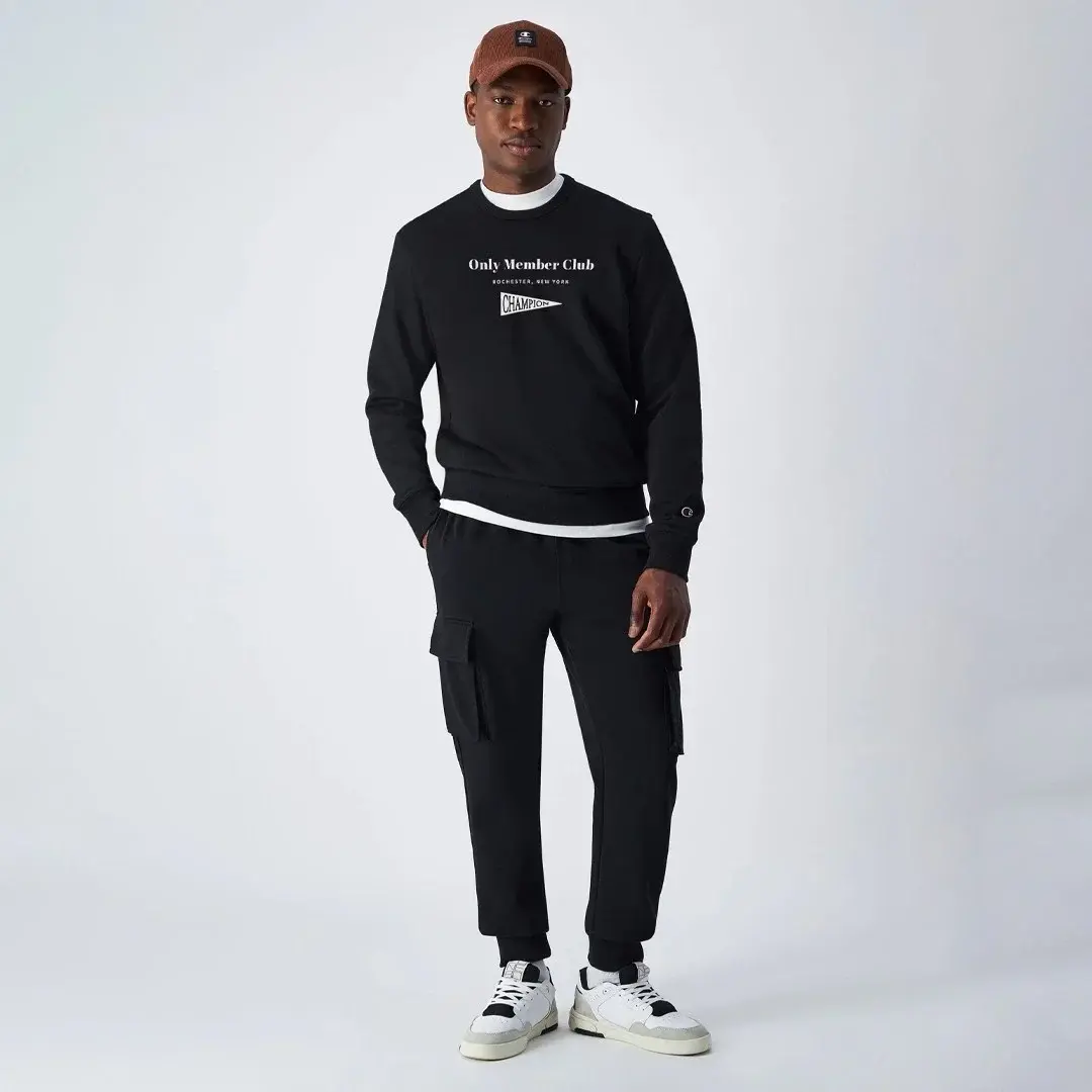 Only Members Club Sweatshirt Siyah