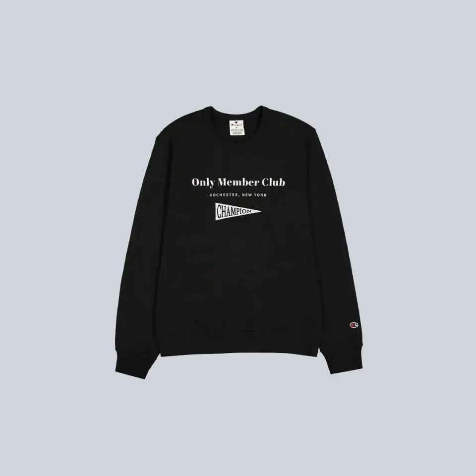 Only Members Club Sweatshirt Siyah