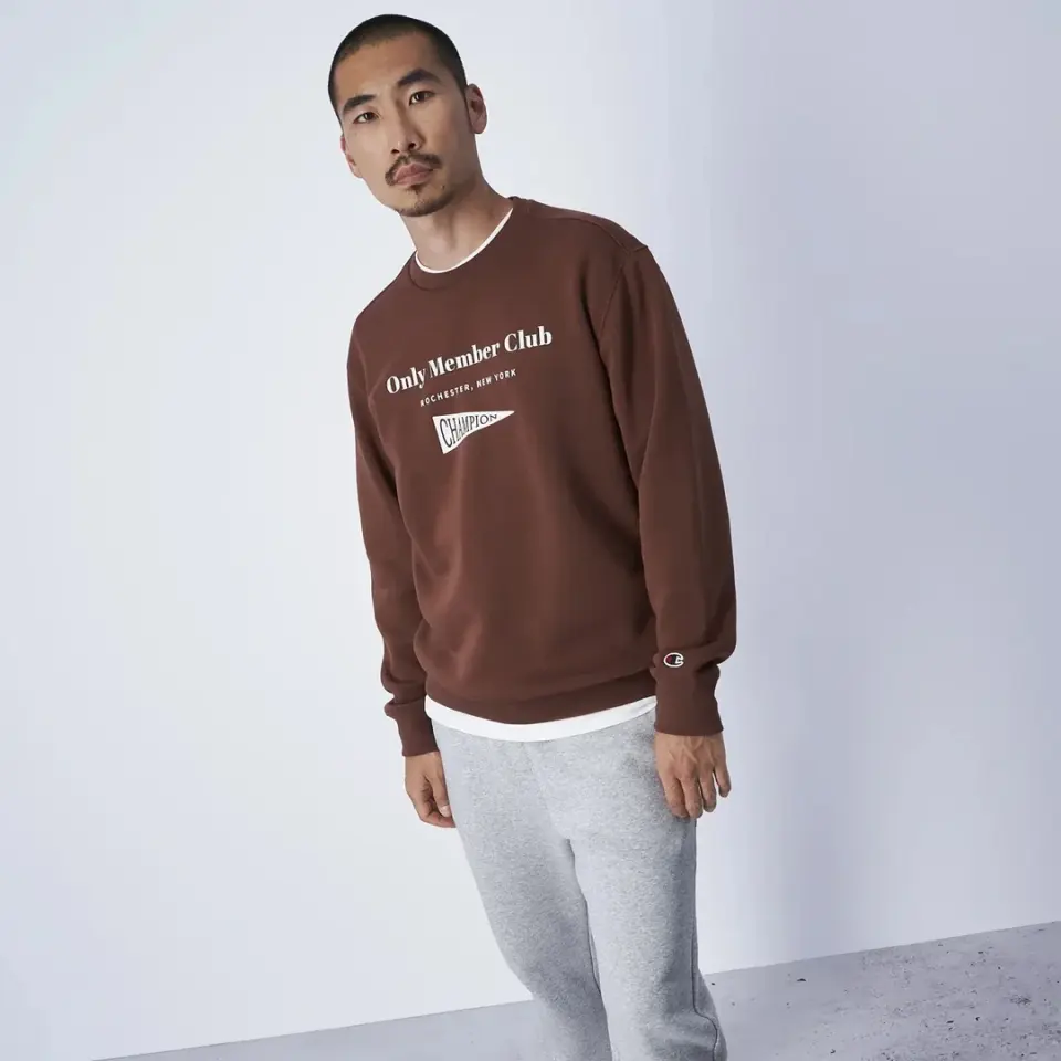 Only Members Club Sweatshirt Kahverengi