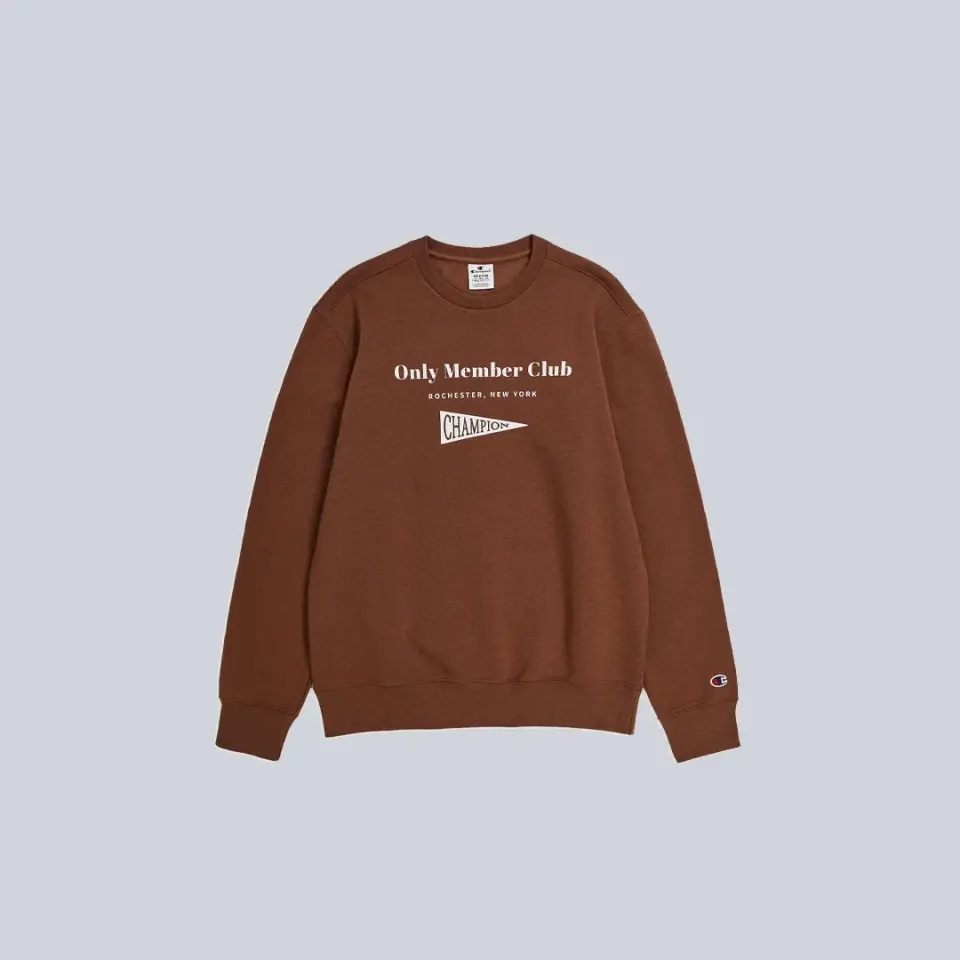 Only Members Club Sweatshirt Kahverengi