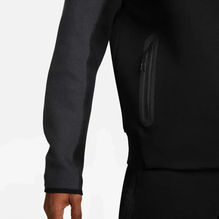 Sportswear Tech Fleece Windrunner Eşofman Üstü Siyah/Dark Smoke Grey/Light Crimson