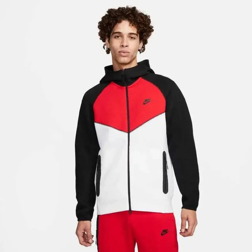Sportswear Tech Fleece Windrunner Eşofman Üstü White/Red/Black