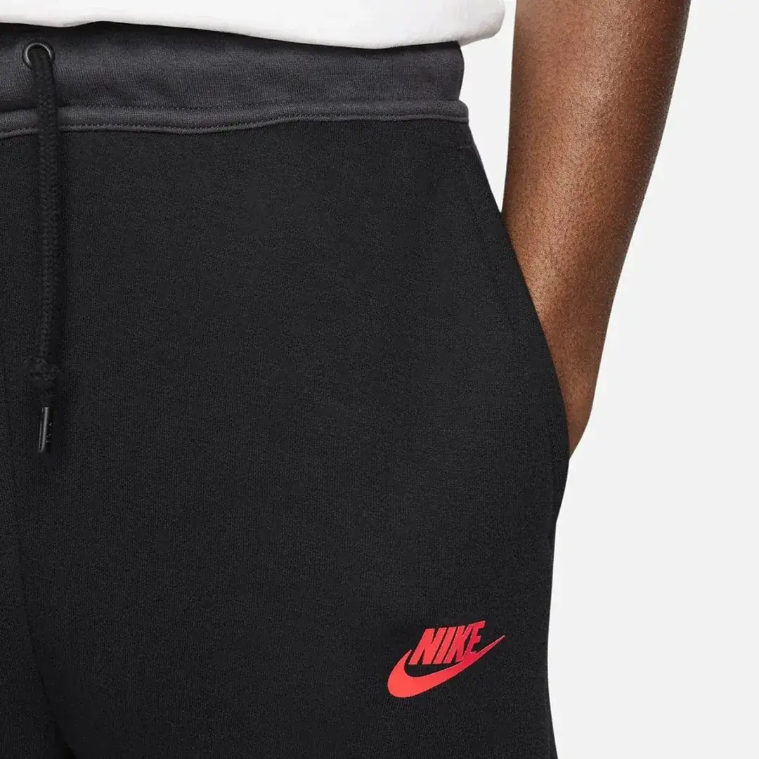 Tech Fleece Joggers Siyah/Dark Smoke Grey/Light Crimson