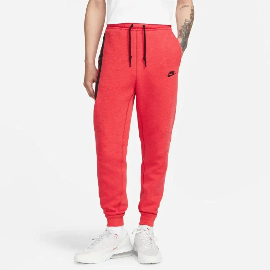Tech Fleece Joggers White/Red/Black