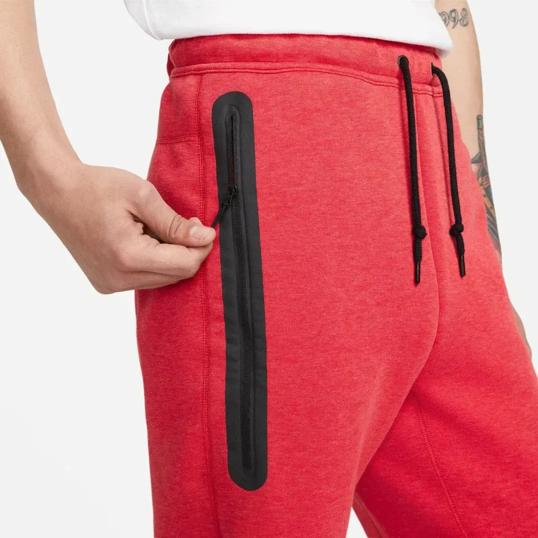 Tech Fleece Joggers White/Red/Black
