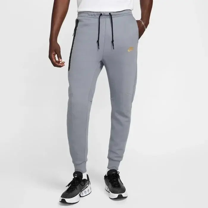 Tech Fleece Joggers Cool Grey/Metallic Gold