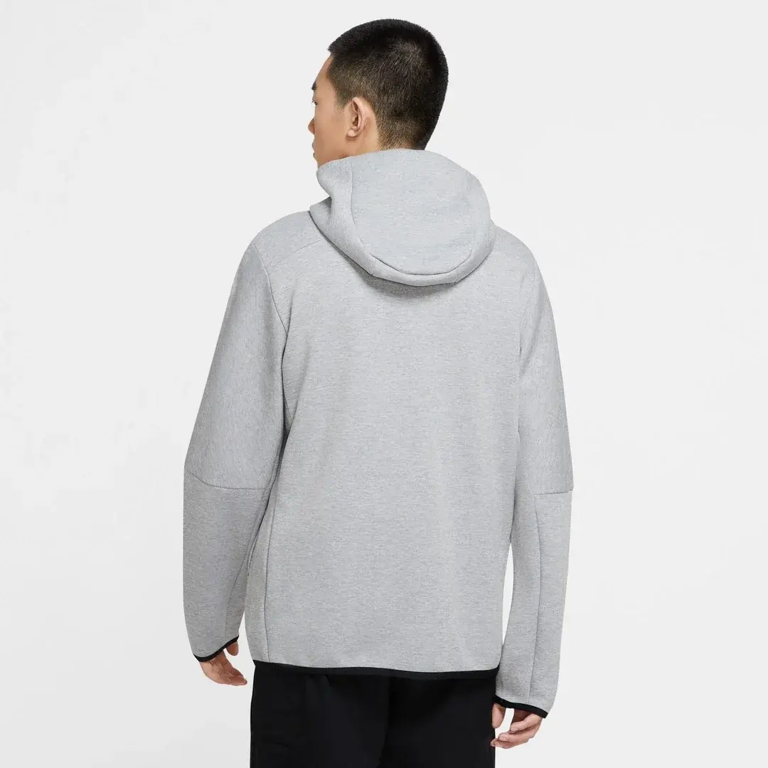 Tech Fleece Full Zip Hoodie Dark Grey Heather/Black