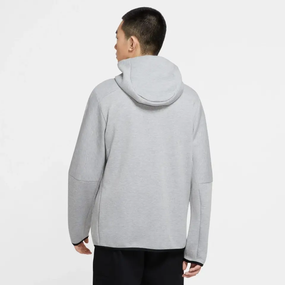 Tech Fleece Full Zip Hoodie Dark Grey Heather/Black