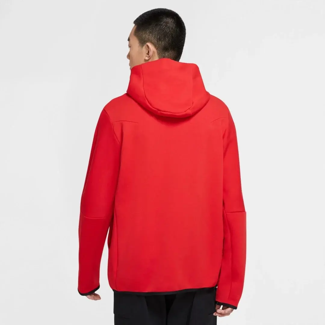 Tech Fleece Full Zip Hoodie University Red