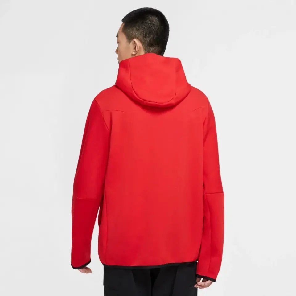 Tech Fleece Full Zip Hoodie University Red