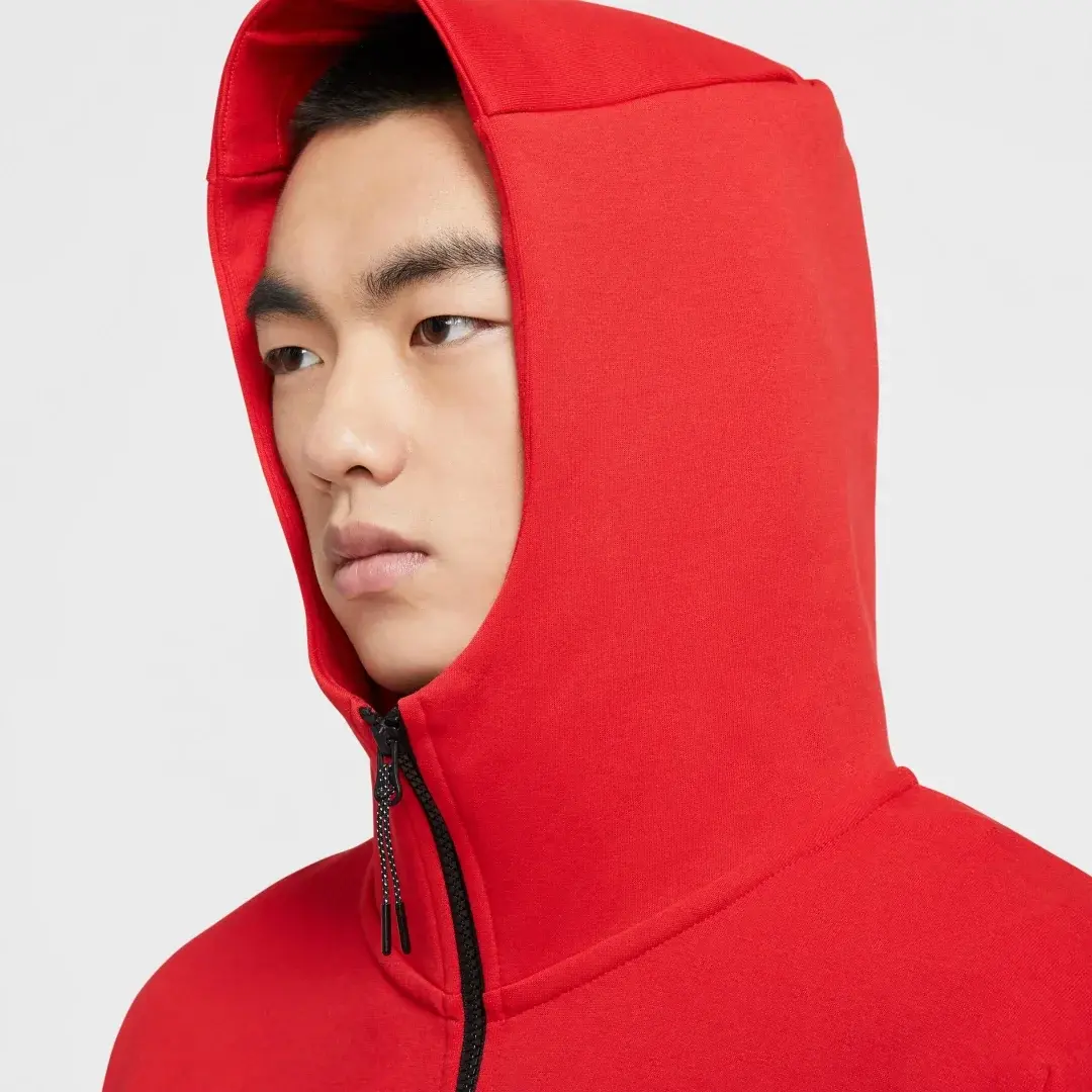 Tech Fleece Full Zip Hoodie University Red