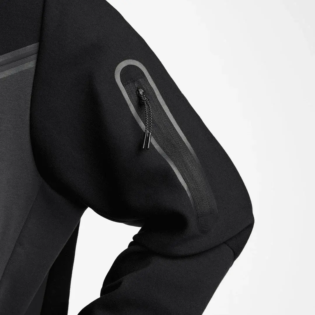 Tech Fleece Full Zip Hoodie Dark Smoke Grey/Black/Metallic Gold