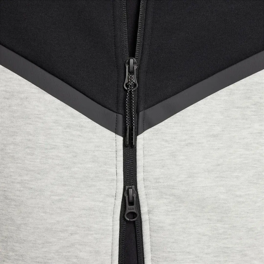 Tech Full-Zip Windrunner Hoodie Dark Grey Heather / Black