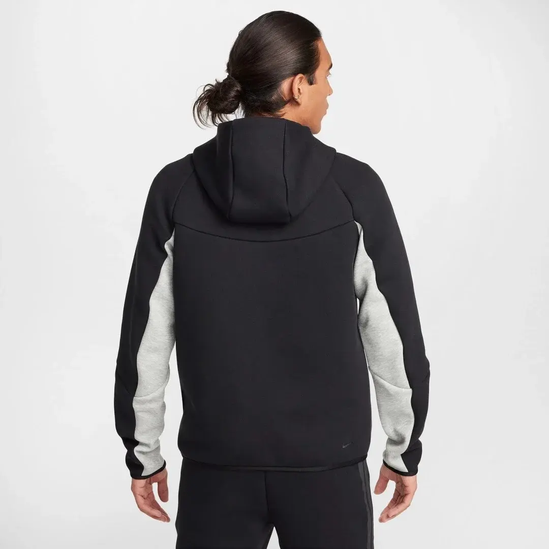 Tech Full-Zip Windrunner Hoodie Dark Grey Heather / Black
