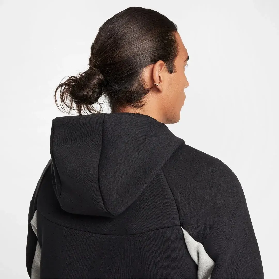 Tech Full-Zip Windrunner Hoodie Dark Grey Heather / Black