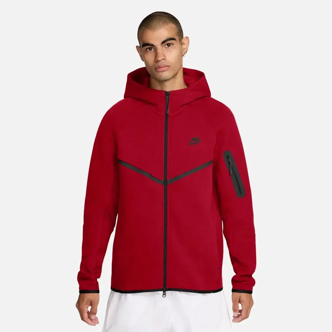 Tech Full-Zip Windrunner Hoodie University Red