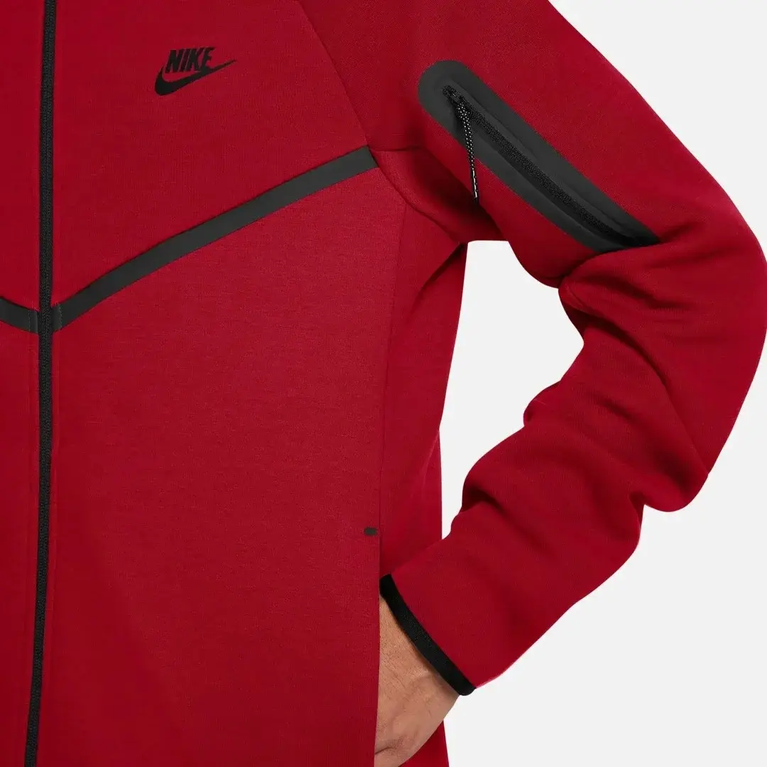 Tech Full-Zip Windrunner Hoodie University Red