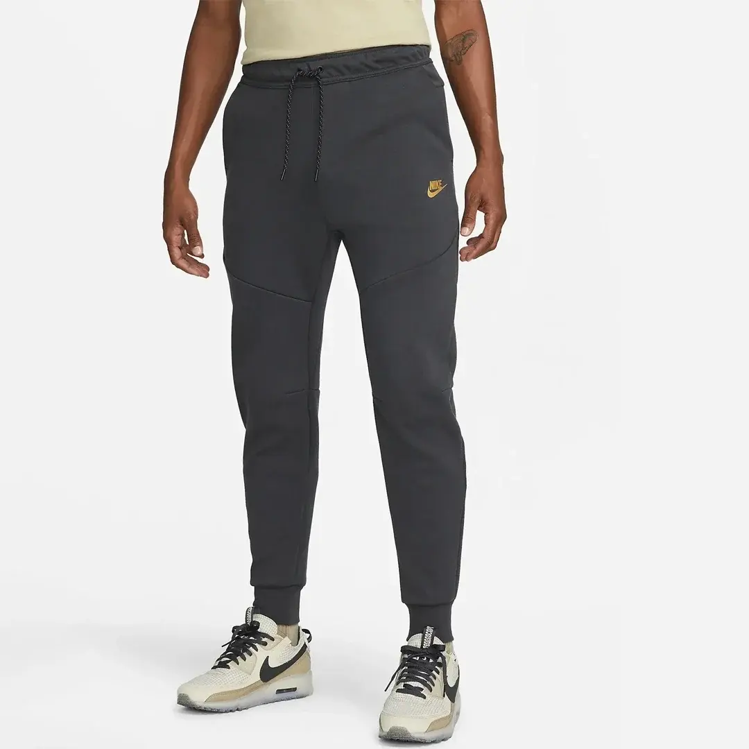 Tech Fleece Joggers Dark Smoke Grey/Safety Orange