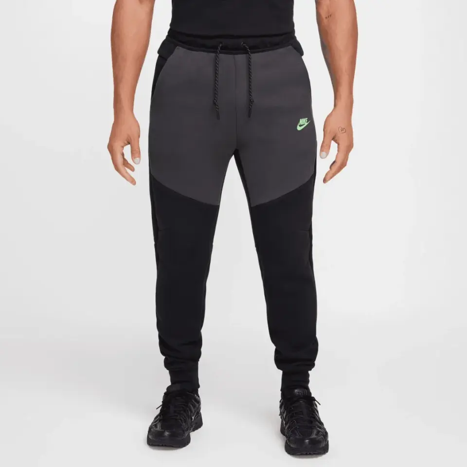 Tech Fleece Eşofman Altı Black/Anthracite/Green Strike