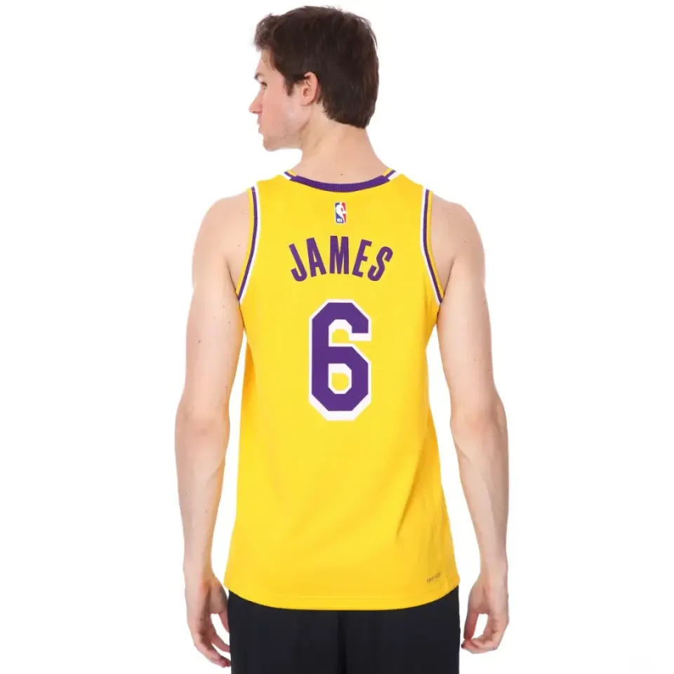 Los Angeles Lakers NBA Swgmn Jsy Icon 20 Sarı Basketbol Forması
