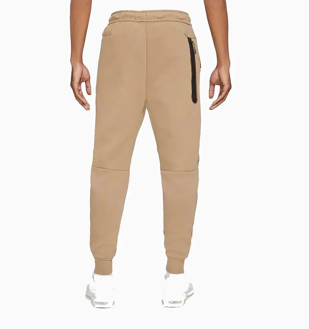 Tech Fleece Kapüşonlu Üst ve Eşofman Altı Brown/White Set