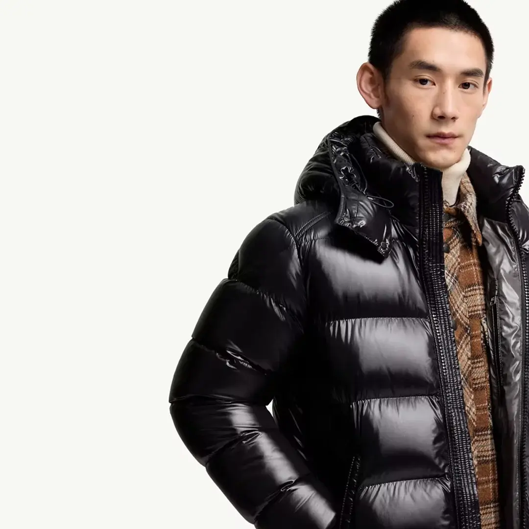 Maya Hooded Short Down Siyah Mont