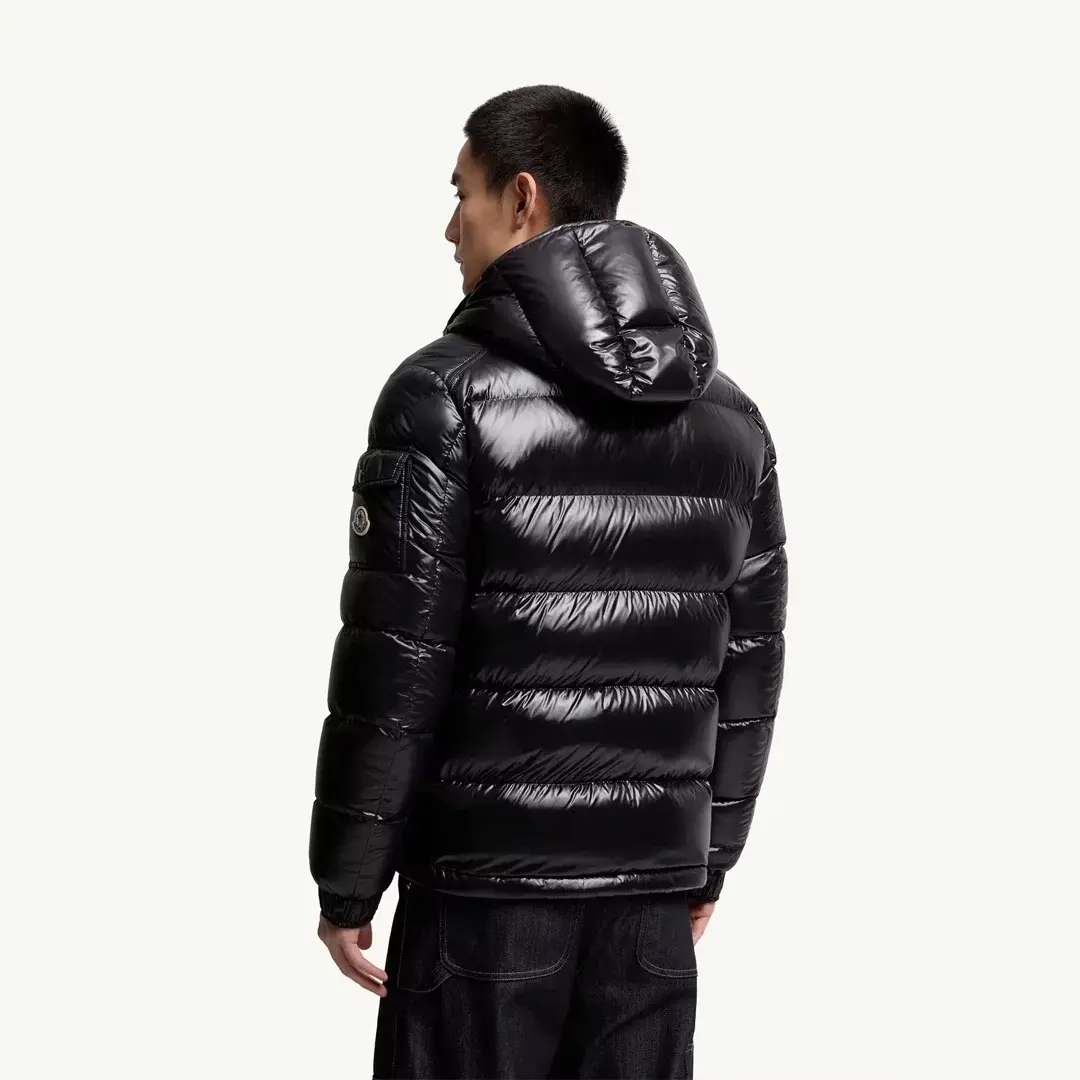 Maya Hooded Short Down Siyah Mont